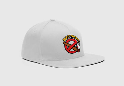 Embroidered Peace Sign Skull Snapback Hat – Retro Punk Skate Cap