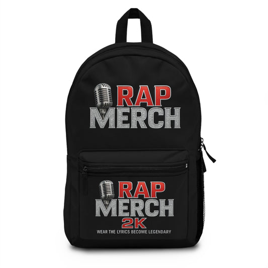 Rap Merch Backpack for Music Lovers, Stylish School Bag, Hip Hop Accessories, Trendy Gift for Fans, Everyday Use
