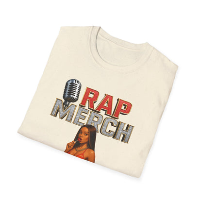 Rap Merch Unisex Softstyle T-Shirt - Fun Hip Hop Graphic Tee, Music Lover Gift, Concert Apparel, Casual Wear, Streetwear Fashion
