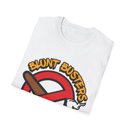Promo Pack Blunt Busters Unisex T-Shirt with Playful Quotes, Perfect Gift for Friends, Everyday Wear, Party, Casual Outings, Funny Statement Tee