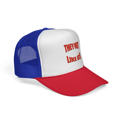 They Not Like Us Bold Statement Trucker Cap - Perfect for Casual Outings, Gifts for Friends, Outdoor Adventures, Sports Events, Summer Festivals