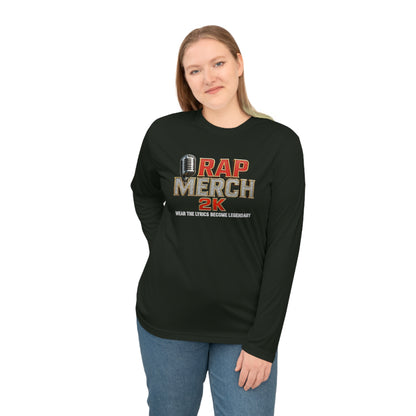 Rap Merch Unisex Performance Long Sleeve Shirt, Music Lover Gift, Concert Outfit, Rap Merchandise, Casual Sportswear, Gift for Him/Her