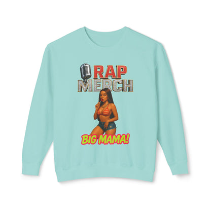 Rap Merch Unisex Lightweight Crewneck Sweatshirt - Big Mama! Perfect for Streetwear Lovers, Music Fans, Gift for Hip Hop Enthusiasts, [...]