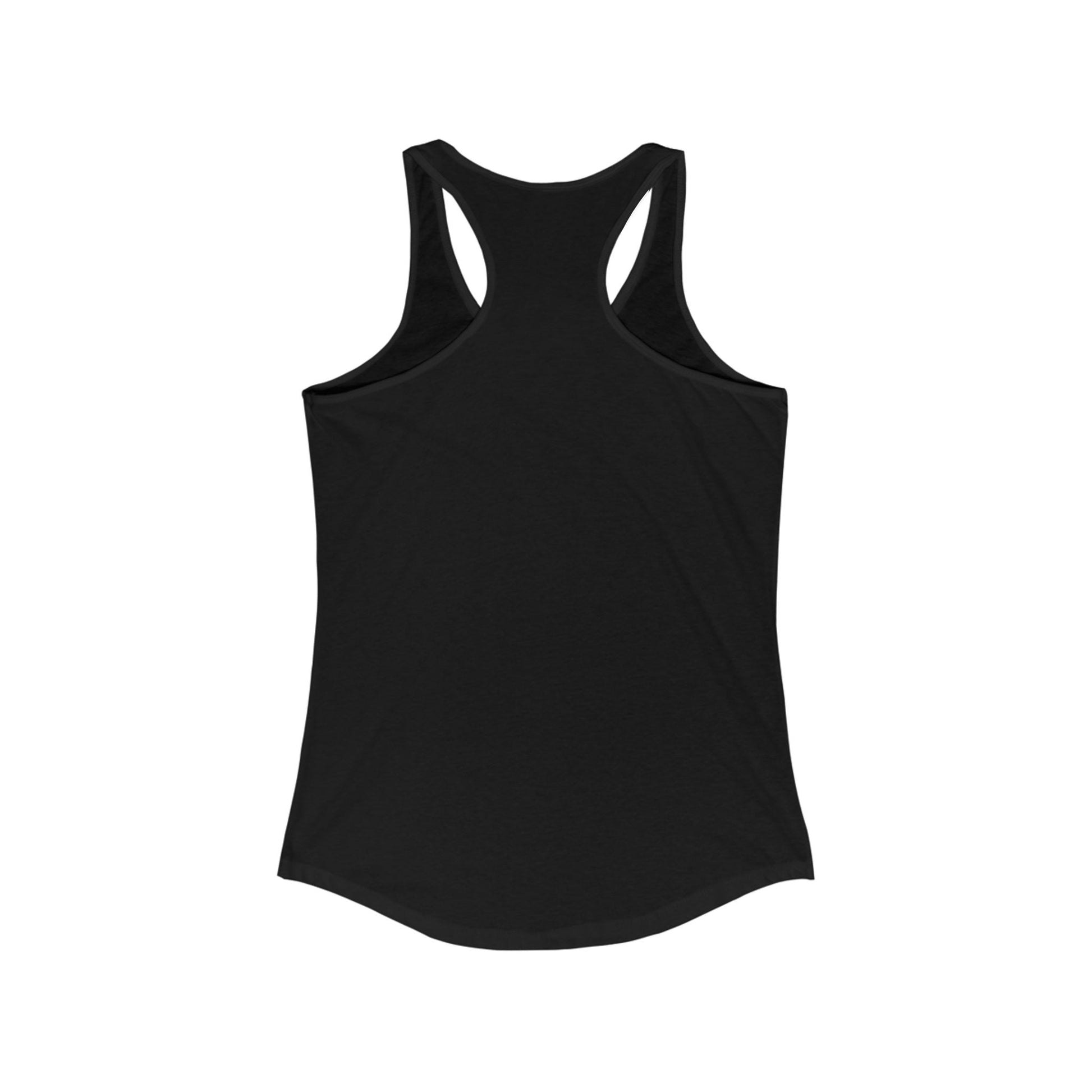 Ghostbusters-themed women’s racerback tank top, retro summer tee for fans and casual wear.