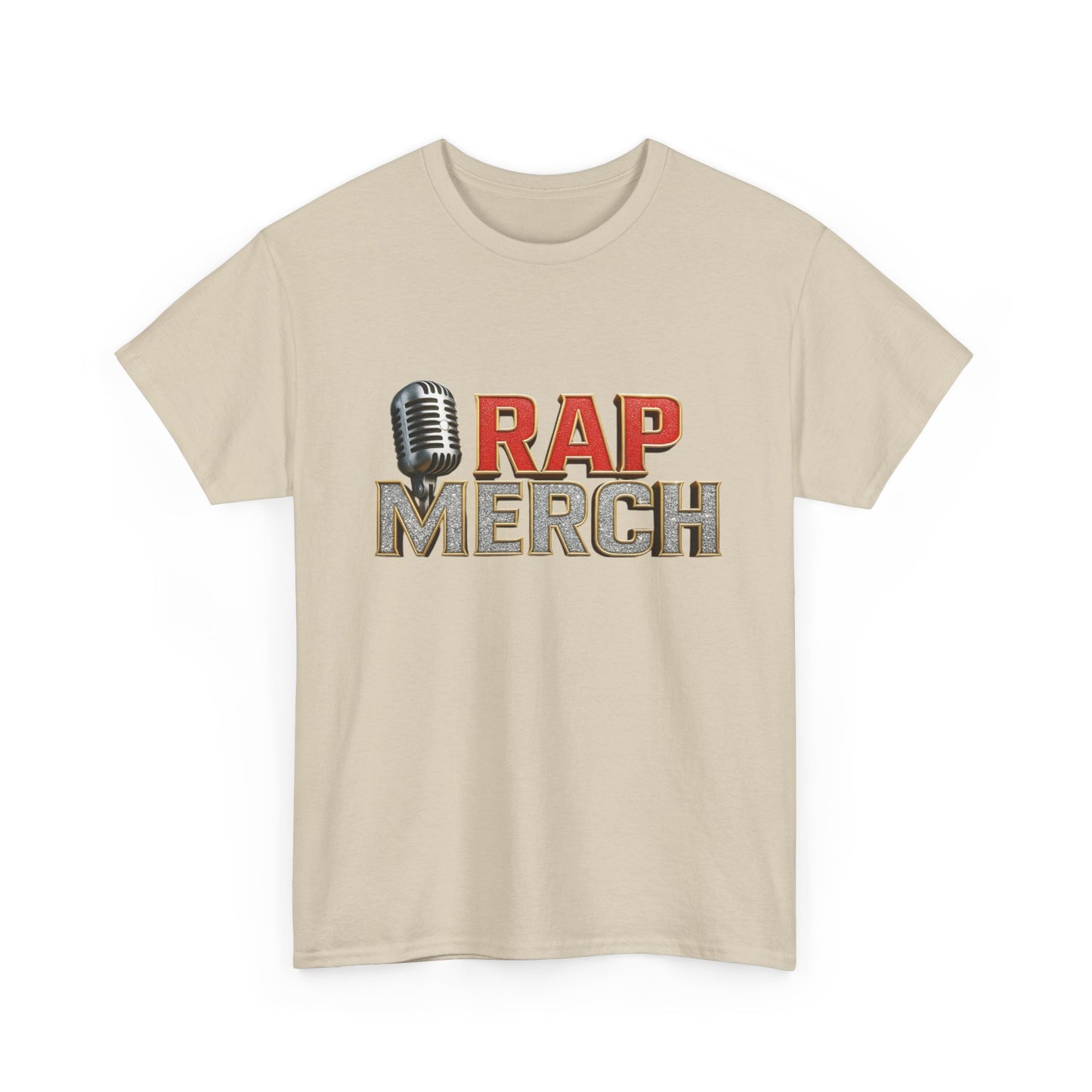 Rap Merch Unisex Heavy Cotton Tee - Hip Hop Style Shirt, Music Lover Gift, Streetwear Apparel, Festival Wear, Casual Outfit