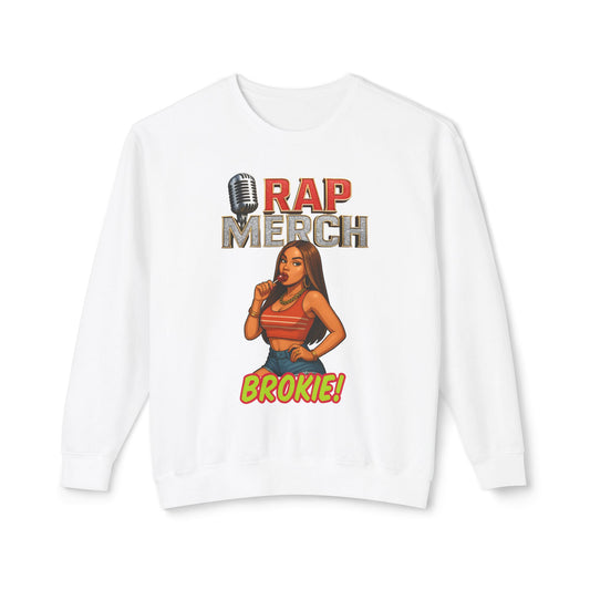 Rap Merch Unisex Crewneck Sweatshirt - Cool Hip-Hop Style, Perfect Gift for Music Lovers, Casual Streetwear, Birthday and Concert Attire