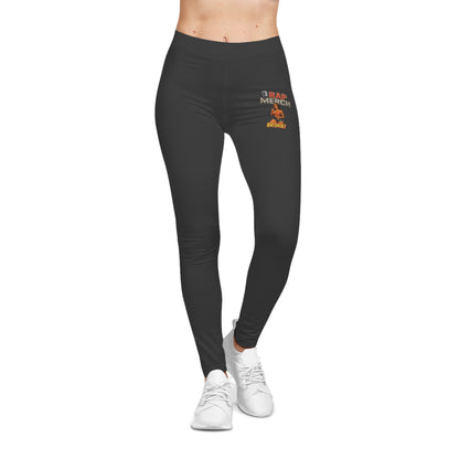 Stylish Women's Casual Leggings with Rap Theme – Great for Athleisure, Street Style, and Everyday Wear