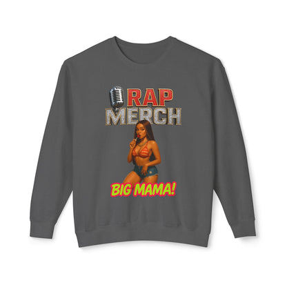 Rap Merch Unisex Lightweight Crewneck Sweatshirt - Big Mama! Perfect for Streetwear Lovers, Music Fans, Gift for Hip Hop Enthusiasts, [...]