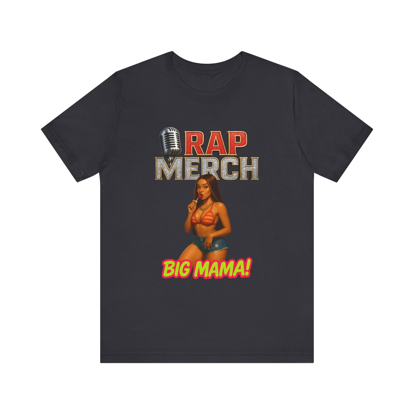 Rap Merch Big Mama Unisex Jersey Tee, Music Fans Shirt, Hip-Hop Apparel, Concert Outfit, Gift for Her