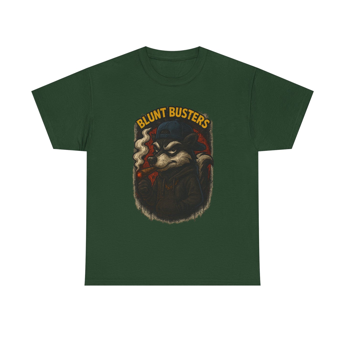 Blunt Busters Unisex Heavy Cotton Tee, Casual Wear, Graphic Tee, Gift for Smokers, Streetwear Style, Unique T-Shirt