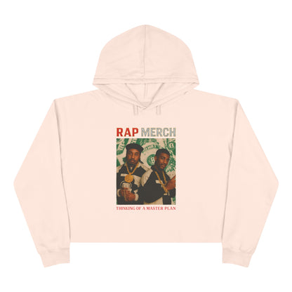 Vintage Rap Merch Crop Hoodie, Hip Hop Sweatshirt, Casual Streetwear, Gift for Music Lovers, Unisex Fashion
