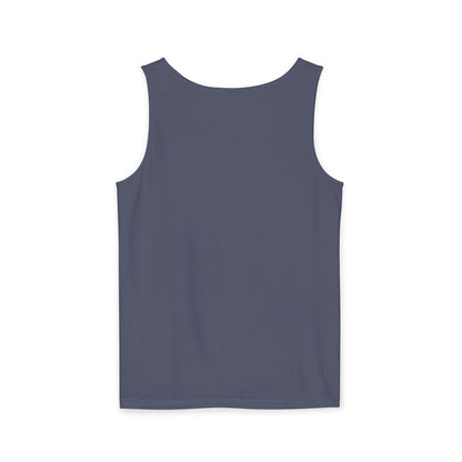 Rap Merch Garment-Dyed Tank Top - Unisex Music Apparel, Hip-Hop Fashion, Casual Summer Wear, Gift for Music Lovers, Festival Clothing