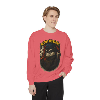 Blunt Busters Unisex Garment-Dyed Sweatshirt - Cozy, Unique Graphic Sweatshirt for Casual Style, Perfect for Gifts, Streetwear, Fall [...]