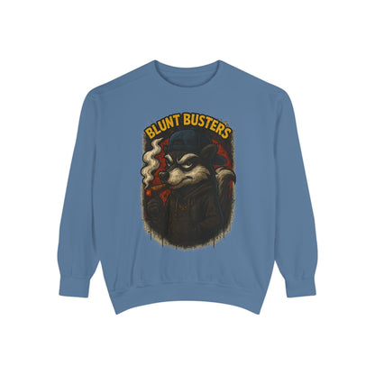 Blunt Busters Unisex Garment-Dyed Sweatshirt - Cozy, Unique Graphic Sweatshirt for Casual Style, Perfect for Gifts, Streetwear, Fall [...]