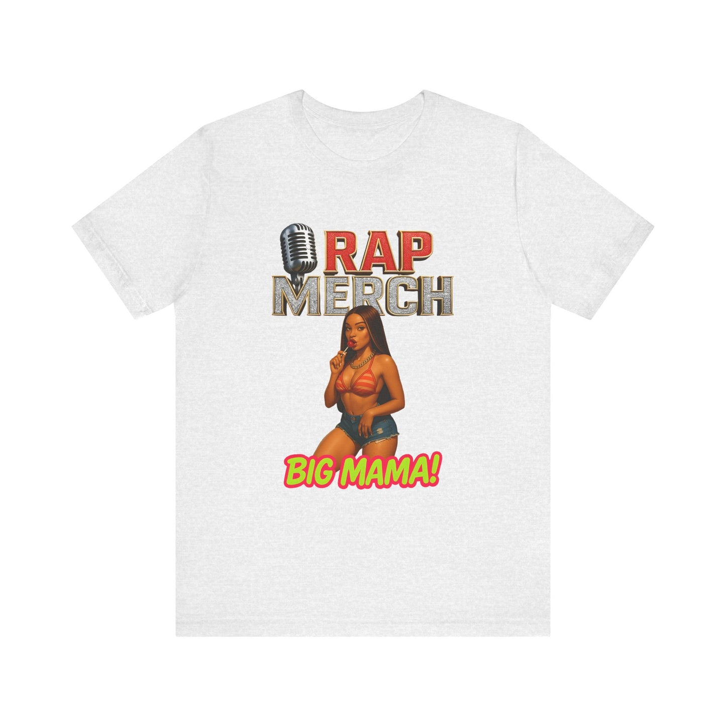 Rap Merch Big Mama Unisex Jersey Tee, Music Fans Shirt, Hip-Hop Apparel, Concert Outfit, Gift for Her