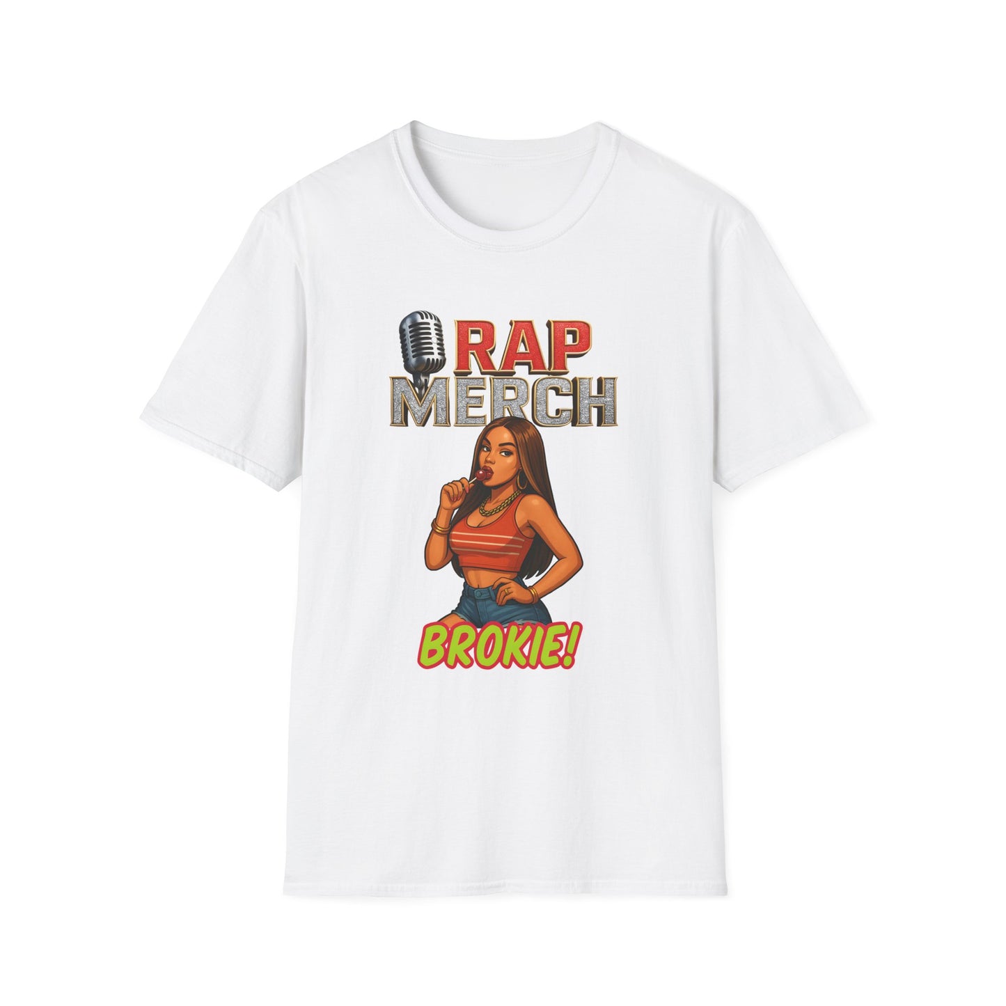 Vibrant Rap Merch T-Shirt, Perfect for Music Lovers, Graphic Tee Gift, Streetwear Fashion, Casual Everyday Wear