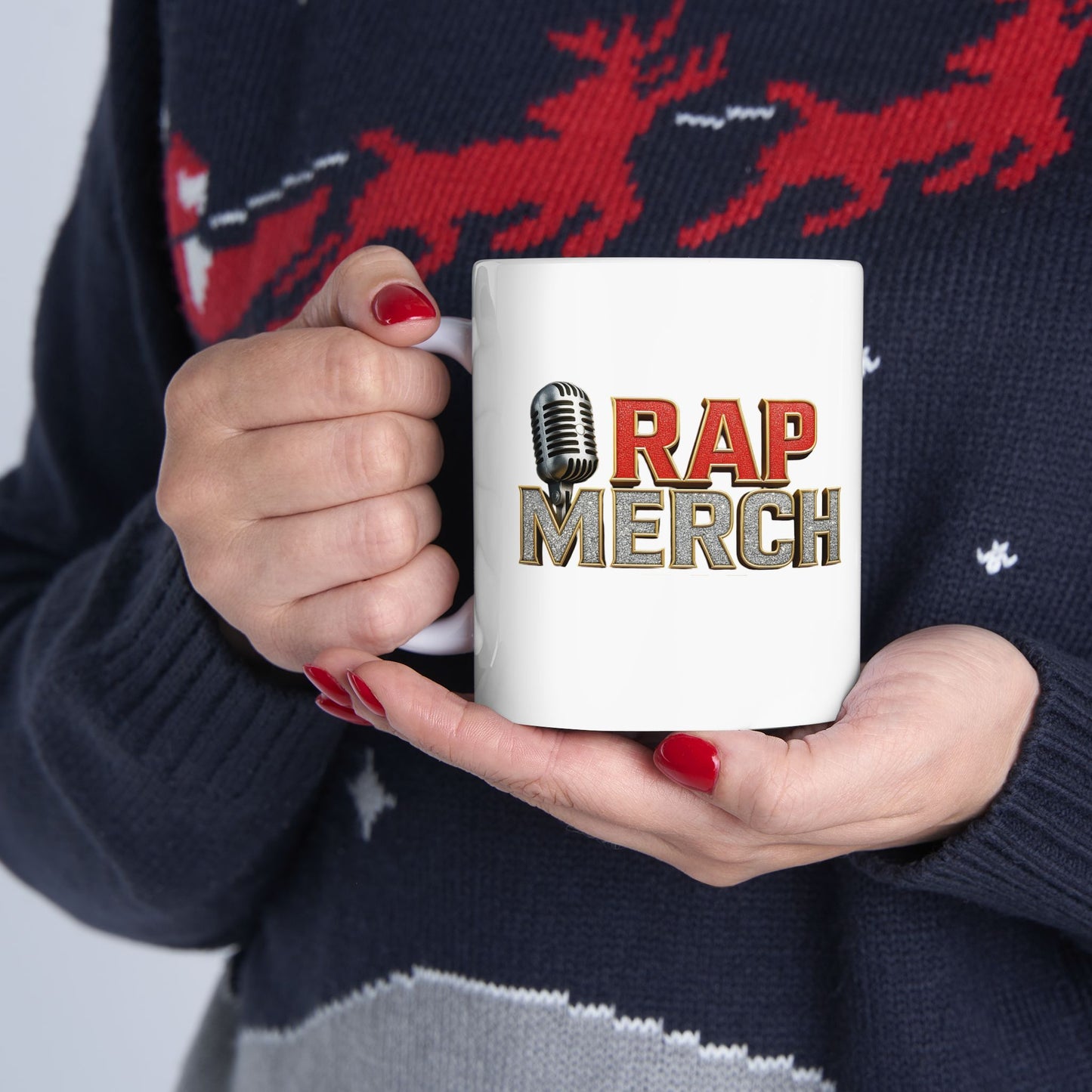 Rap Merch Mug - Perfect for Music Lovers, Coffee Enthusiasts, Gift for Friends, Collectible Merchandise, Unique Coffee Cup