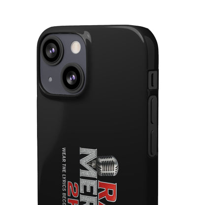 Rap Merch Snap Case for Music Lovers, Hip Hop Phone Cover, Mobile Accessories, Gift for Musicians, Trendy Phone Case