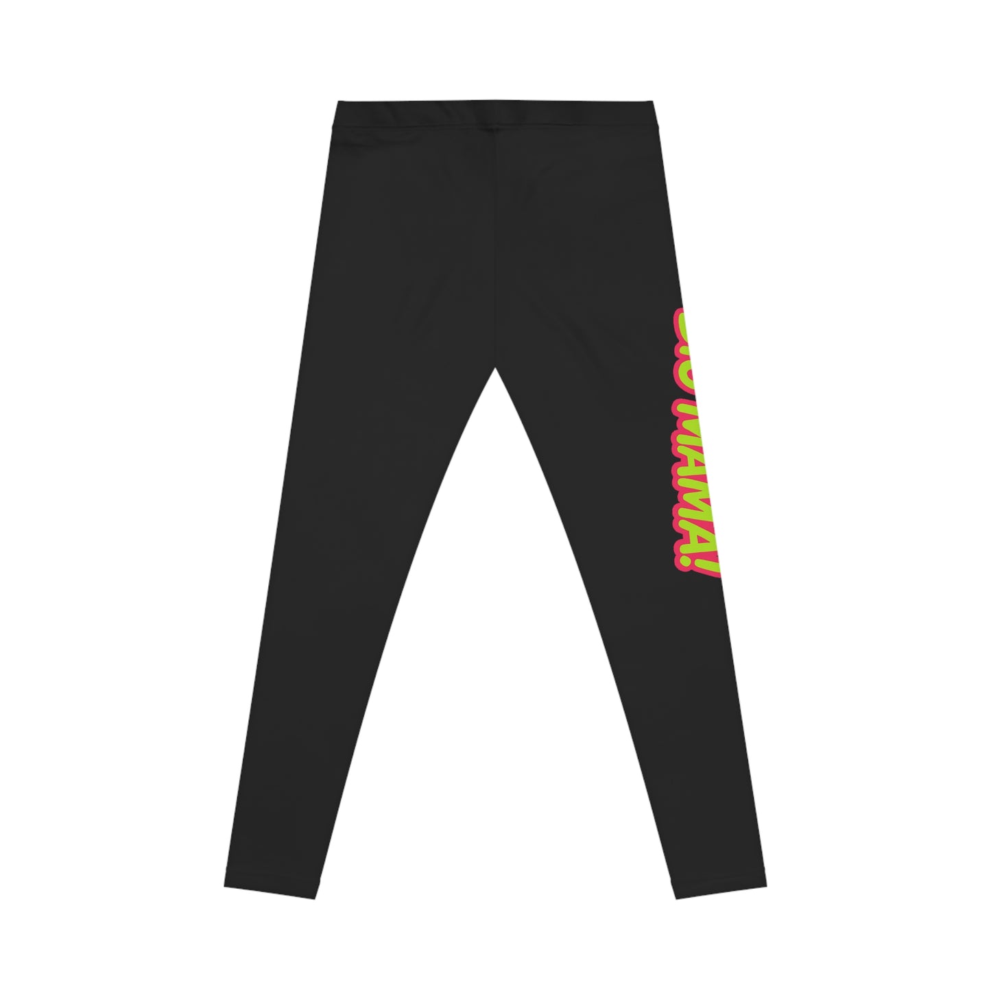 Big Mama Women's Casual Leggings, Stylish AOP Activewear, Comfortable Yoga Pants, Perfect for Fitness, Gifts for Moms and Athletes