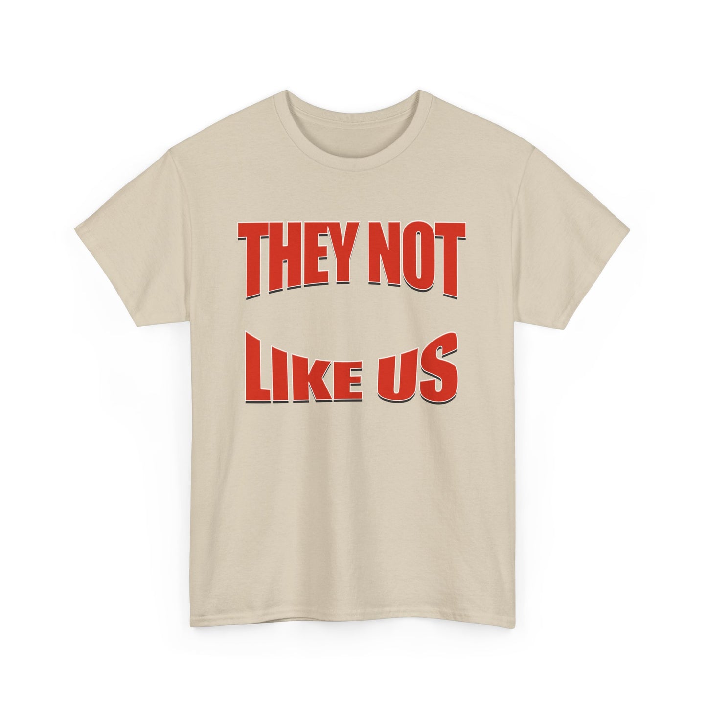 Unisex Heavy Cotton Tee with Bold Statement, Casual Wear, Streetwear, Gift for Friends, Statement Tee, Everyday Fashion