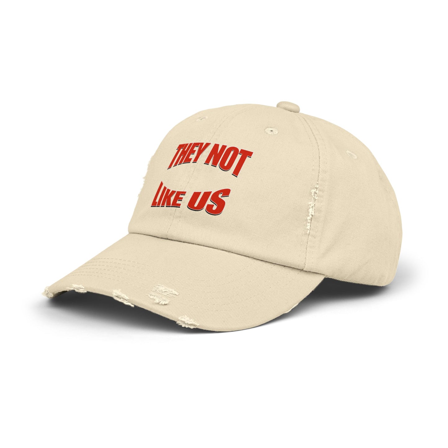 “Unisex Distressed Cap  Bold Statement Streetwear Hat