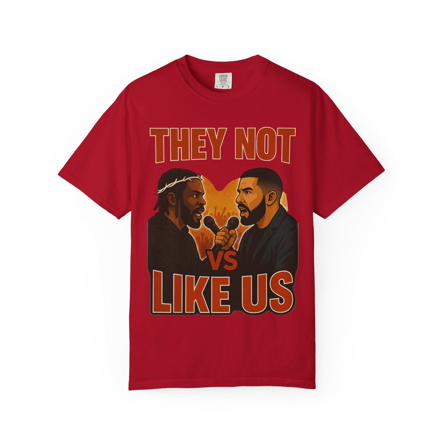 They Not Vs Like Us, Tee: Perfect for Music Lovers, Concerts, Casual Wear, Gift for Trendsetters, Versatile Everyday Style