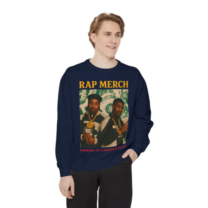Rap Merch Unisex Garment-Dyed Sweatshirt, Cool Streetwear, Gift for Hip-Hop Fans, Casual Wear, Music Lover's Apparel