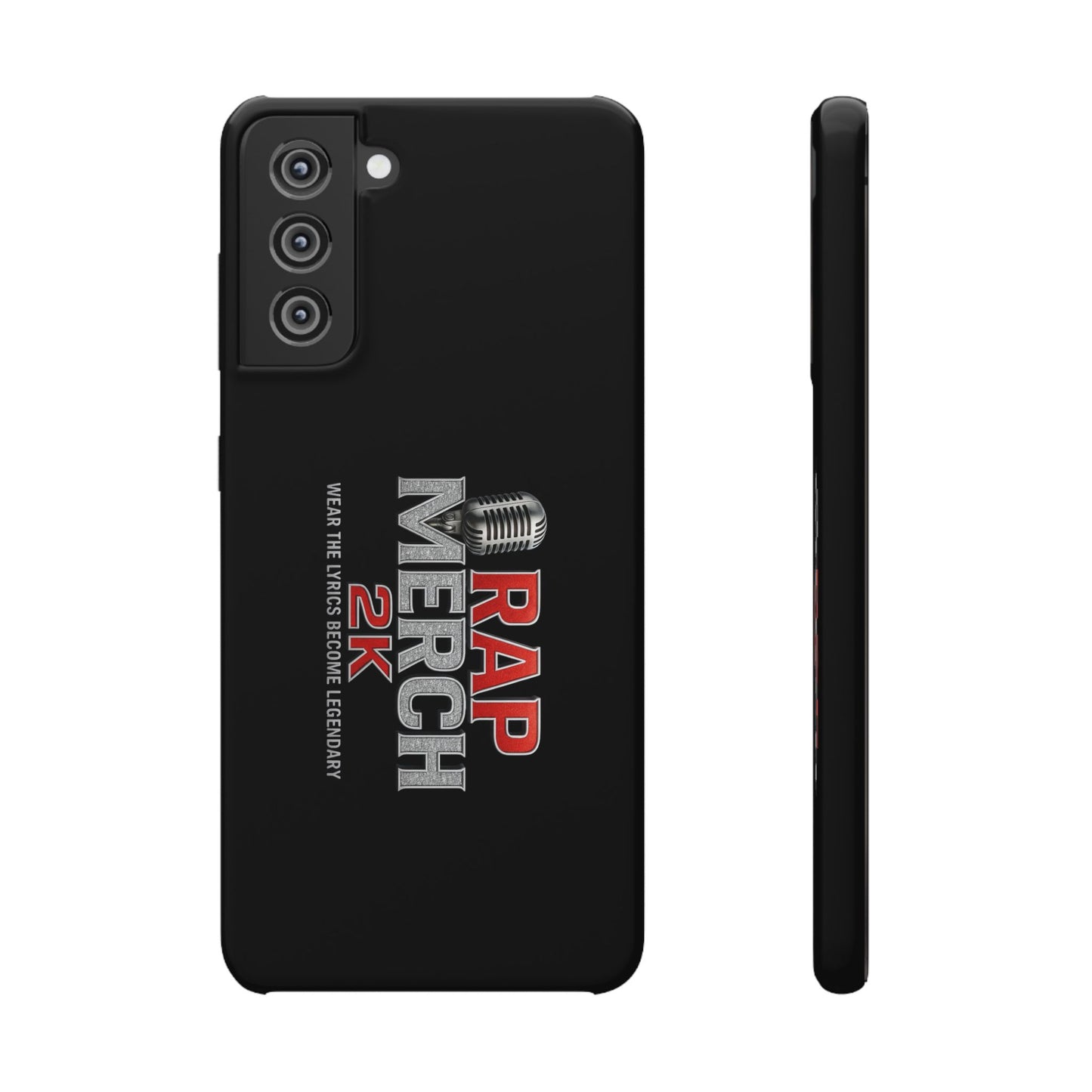 Rap Merch Snap Case for Music Lovers, Hip Hop Phone Cover, Mobile Accessories, Gift for Musicians, Trendy Phone Case