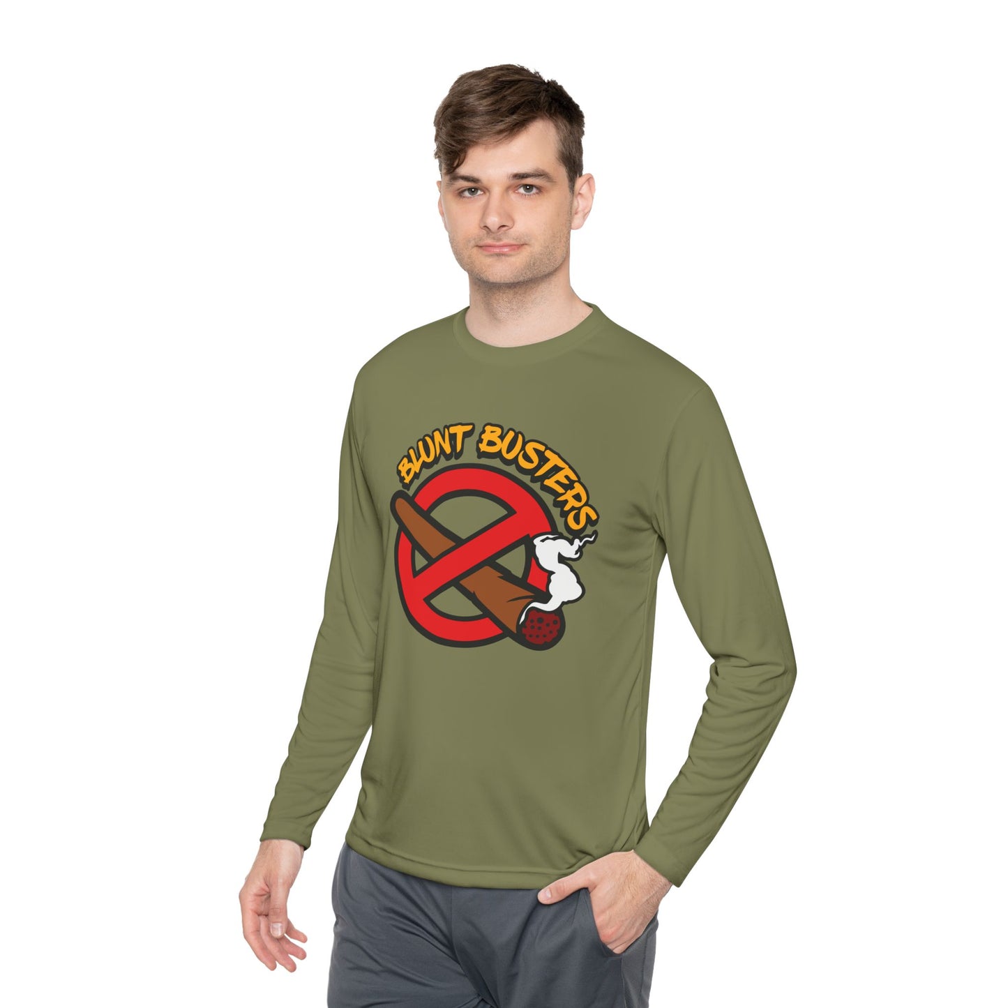 promo pack Blunt Busters Long Sleeve Tee, Perfect for Casual Wear, Gifting, Humor, and Celebrations like Birthdays or Holidays, Just for Laughs!