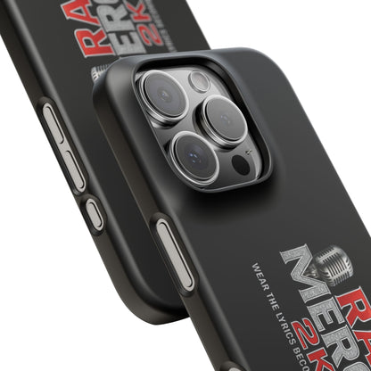 Rap Merch Snap Case for Music Lovers, Hip Hop Phone Cover, Mobile Accessories, Gift for Musicians, Trendy Phone Case