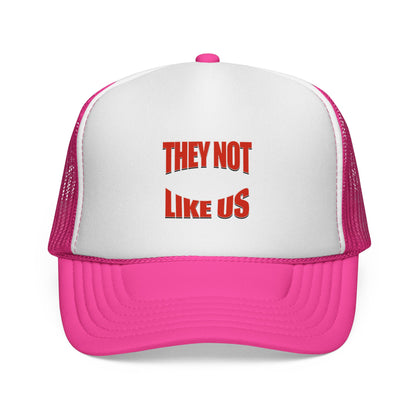 They Not Like Us Bold Statement Trucker Cap - Perfect for Casual Outings, Gifts for Friends, Outdoor Adventures, Sports Events, Summer Festivals