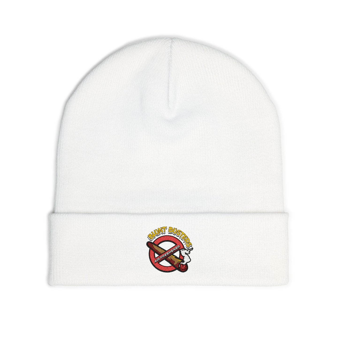 Fun embroidered knit beanie stylish winter hat for friends