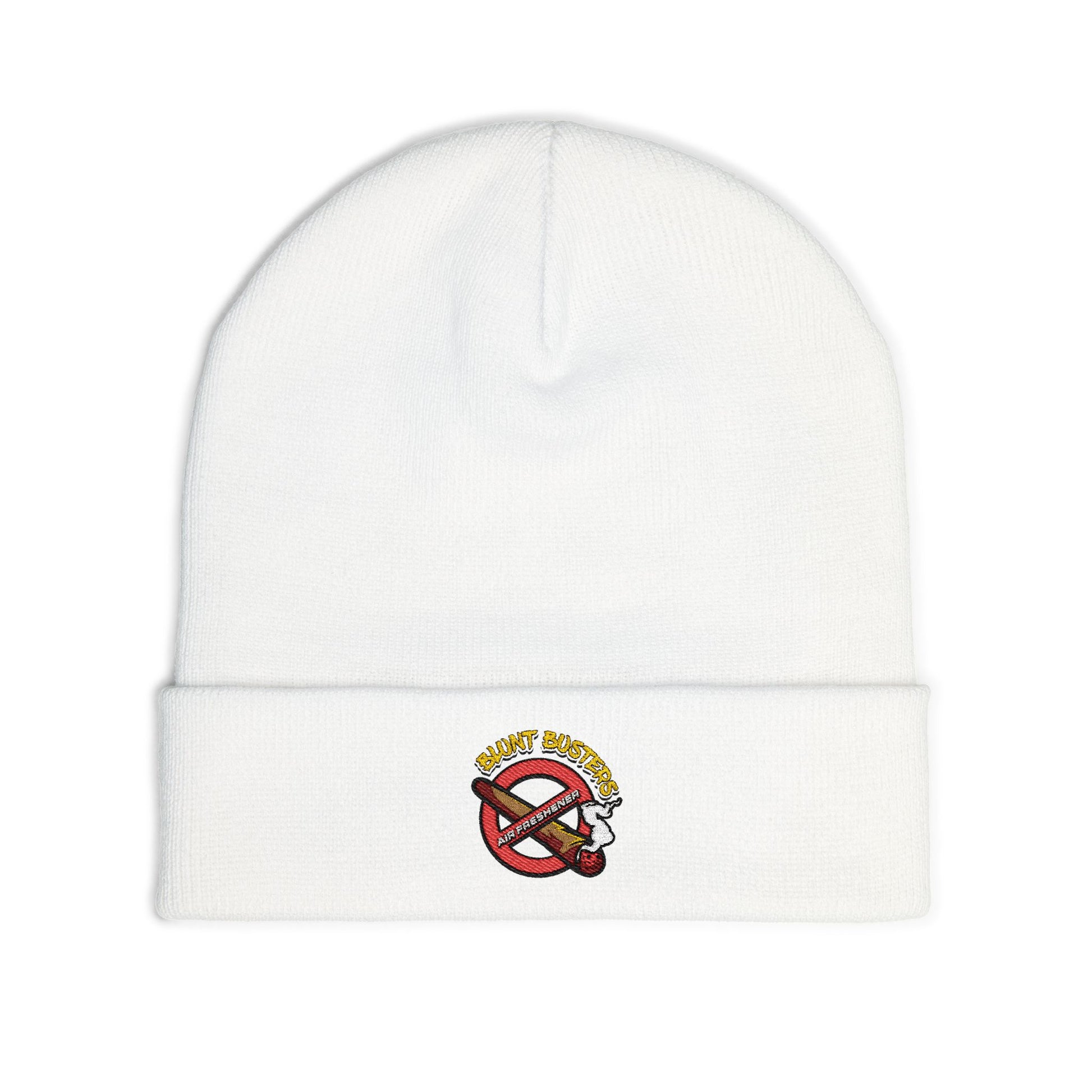 Fun embroidered knit beanie stylish winter hat for friends