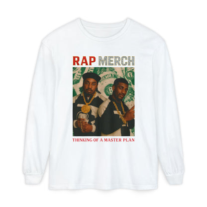 Retro Rap Long Sleeve Tee, Unisex Music Shirt, Hip Hop Tee, Vintage Rap Merchandise, Gift for Music Lovers, Streetwear Top