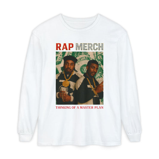 Retro Rap Long Sleeve Tee, Unisex Music Shirt, Hip Hop Tee, Vintage Rap Merchandise, Gift for Music Lovers, Streetwear Top