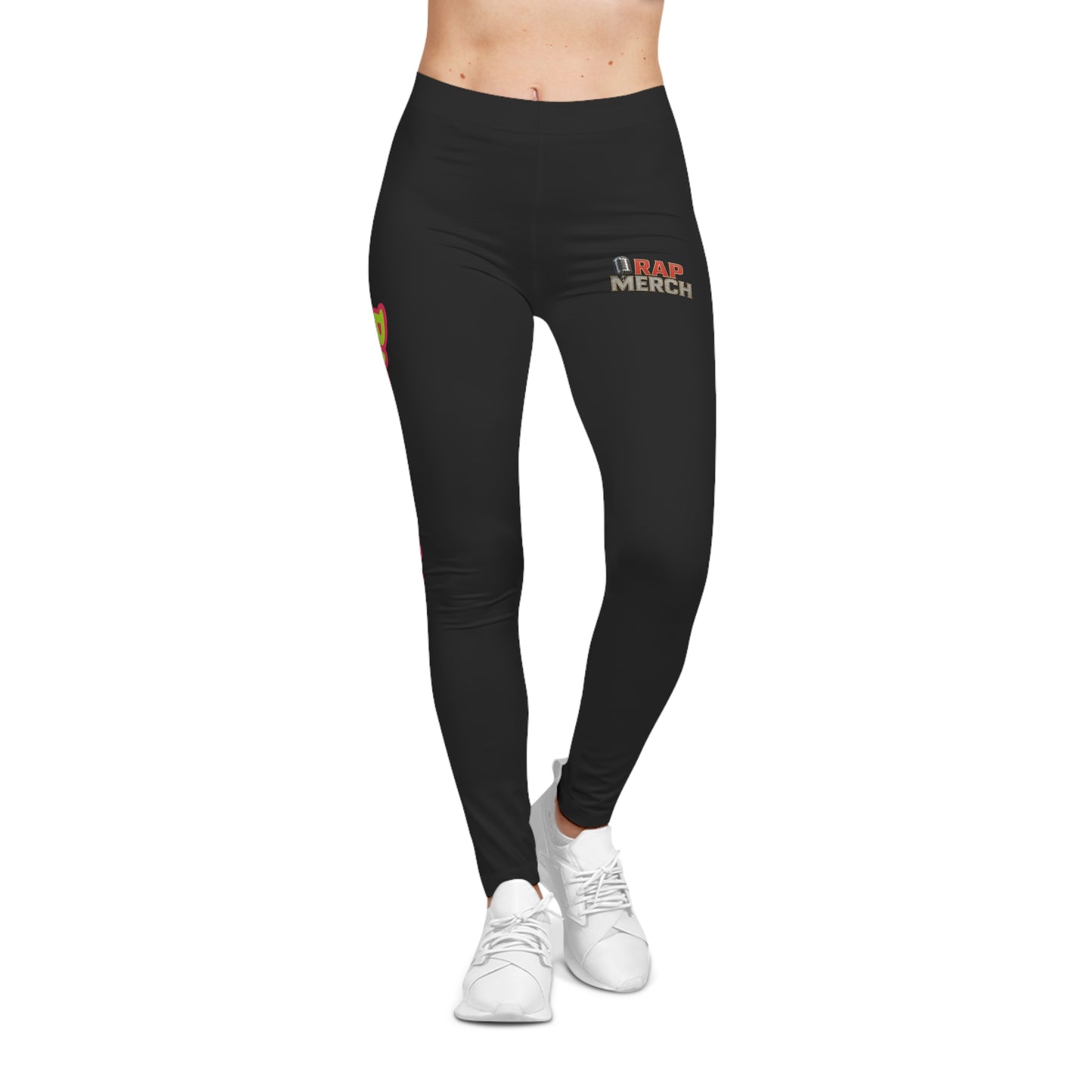 Big Mama Women's Casual Leggings, Stylish AOP Activewear, Comfortable Yoga Pants, Perfect for Fitness, Gifts for Moms and Athletes
