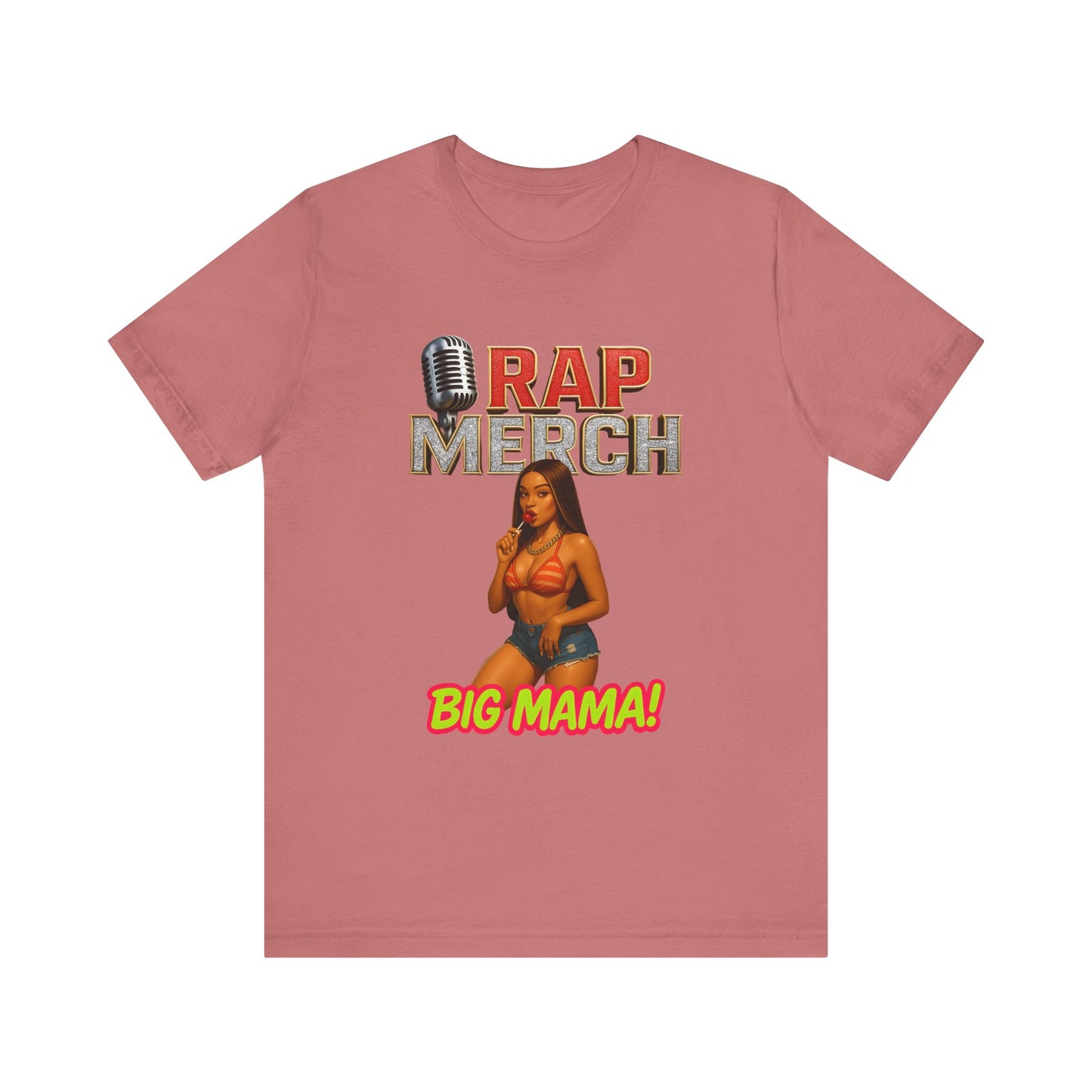 Rap Merch Big Mama Unisex Jersey Tee, Music Fans Shirt, Hip-Hop Apparel, Concert Outfit, Gift for Her