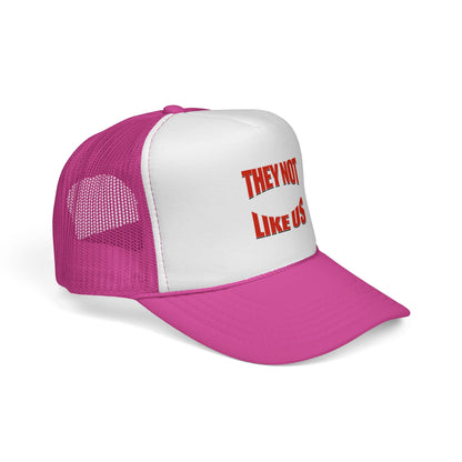 They Not Like Us Bold Statement Trucker Cap - Perfect for Casual Outings, Gifts for Friends, Outdoor Adventures, Sports Events, Summer Festivals