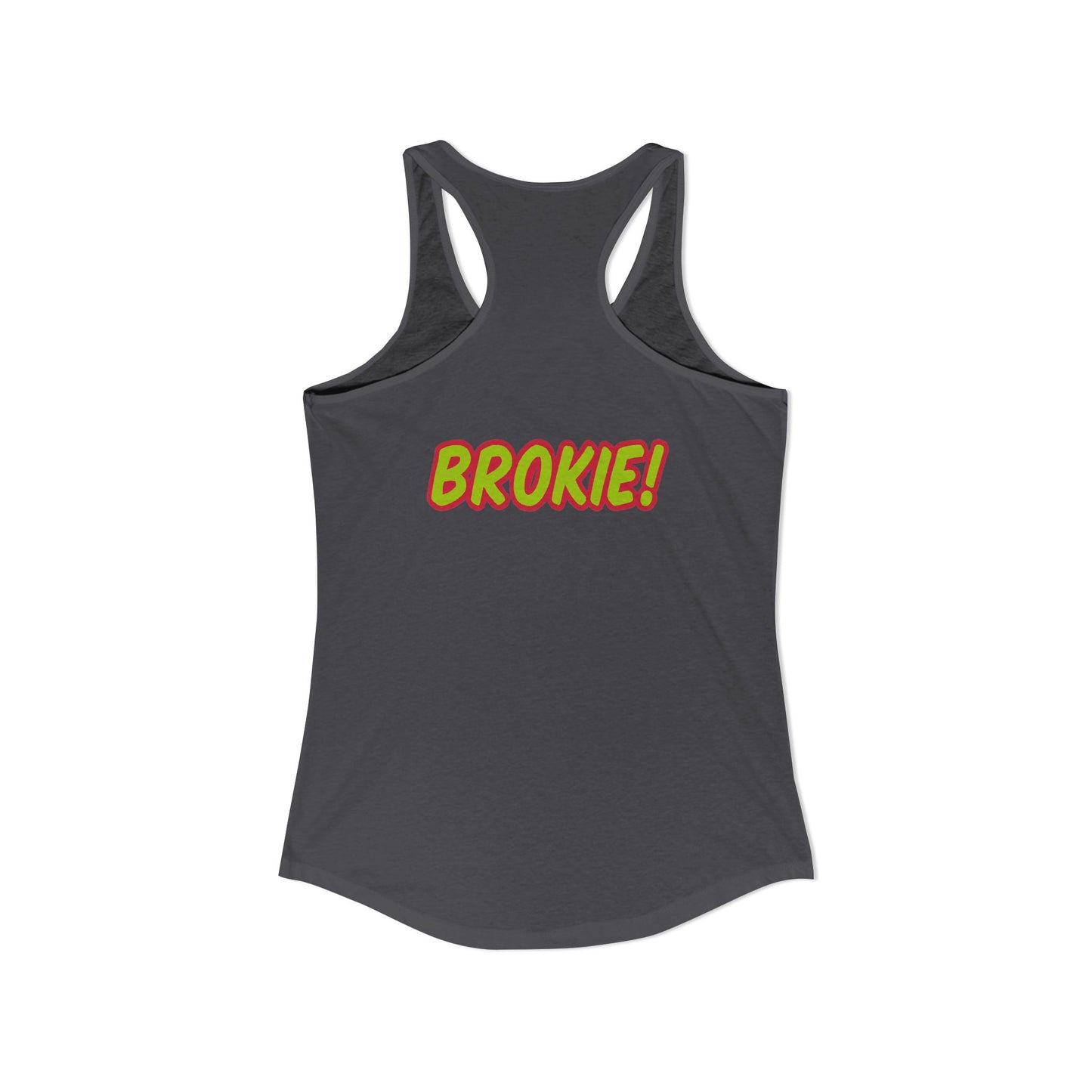 Women's Music-Inspired Racerback Tank, Cool Summer Workout Top, Rap Merch Tee, Casual Streetwear, Gift for Music Lovers, 80s Theme Party Tee