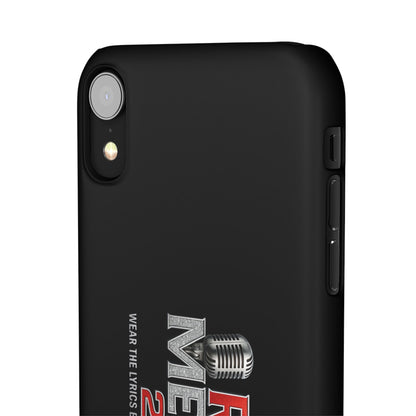 Rap Merch Snap Case for Music Lovers, Hip Hop Phone Cover, Mobile Accessories, Gift for Musicians, Trendy Phone Case