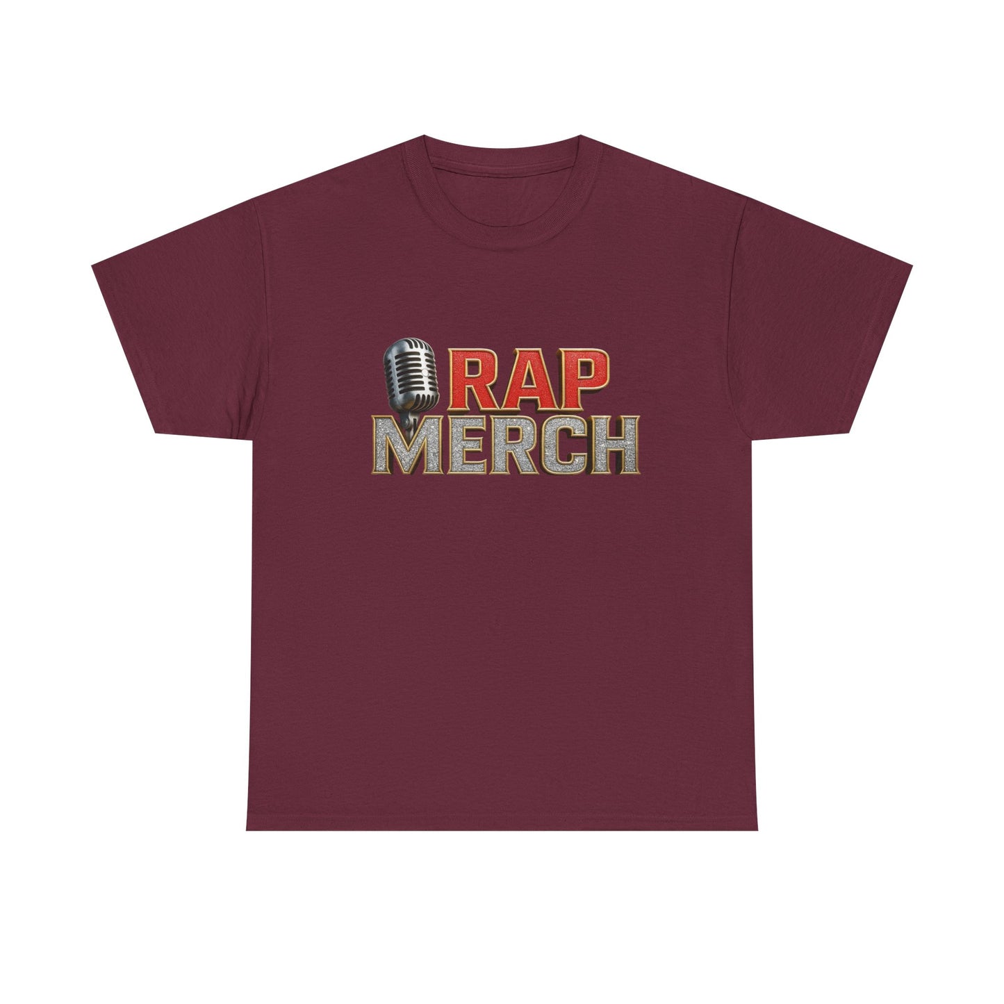 Rap Merch Unisex Heavy Cotton Tee - Hip Hop Style Shirt, Music Lover Gift, Streetwear Apparel, Festival Wear, Casual Outfit