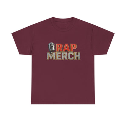 Rap Merch Unisex Heavy Cotton Tee - Hip Hop Style Shirt, Music Lover Gift, Streetwear Apparel, Festival Wear, Casual Outfit