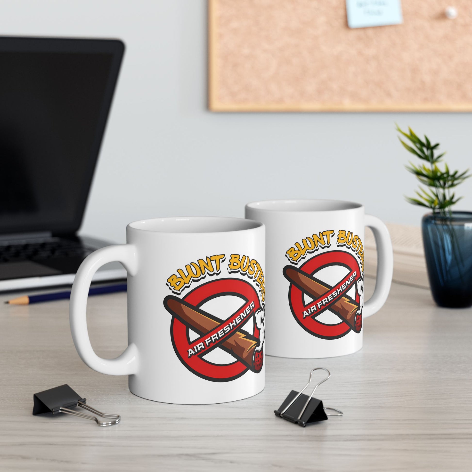 "Ghostbusters humor ceramic mug, funny coffee cup for fans, Halloween, or birthdays.