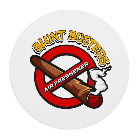 Blunt Busters Mouse Pad | Unique Gamer Accessory, Desk Decor, Gift for Smokers, Funny Office Supply, Cool Home Office
