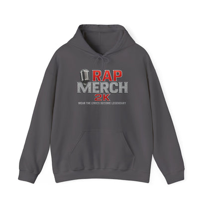 Rap Merch Hooded Sweatshirt, Unisex Rap Hoodie, Music Lover Gift, Cool Streetwear, Hip Hop Fashion, Celebrate Your Passion
