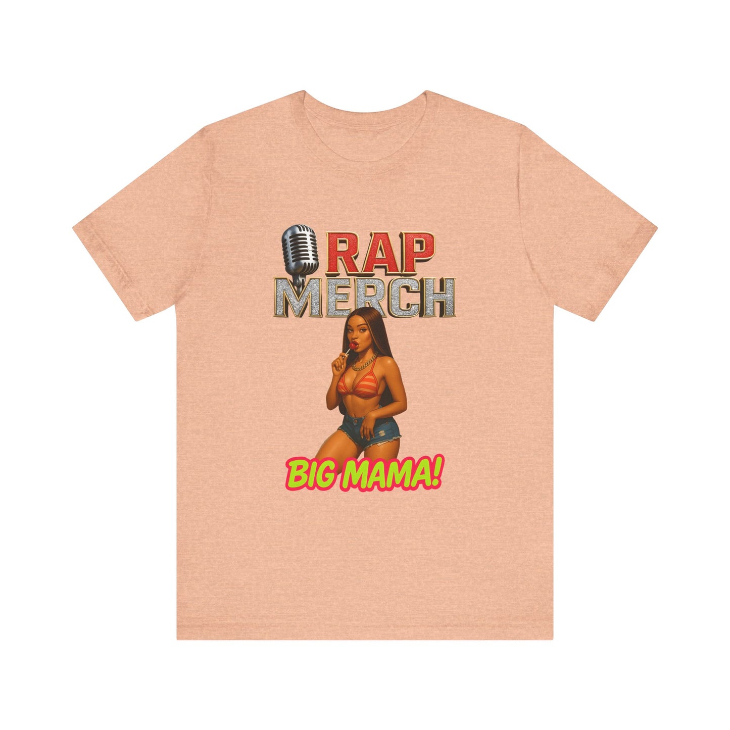 Rap Merch Big Mama Unisex Jersey Tee, Music Fans Shirt, Hip-Hop Apparel, Concert Outfit, Gift for Her