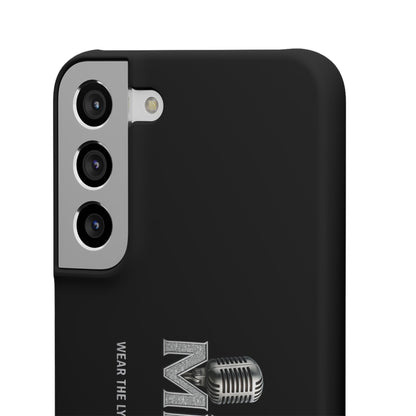 Rap Merch Snap Case for Music Lovers, Hip Hop Phone Cover, Mobile Accessories, Gift for Musicians, Trendy Phone Case