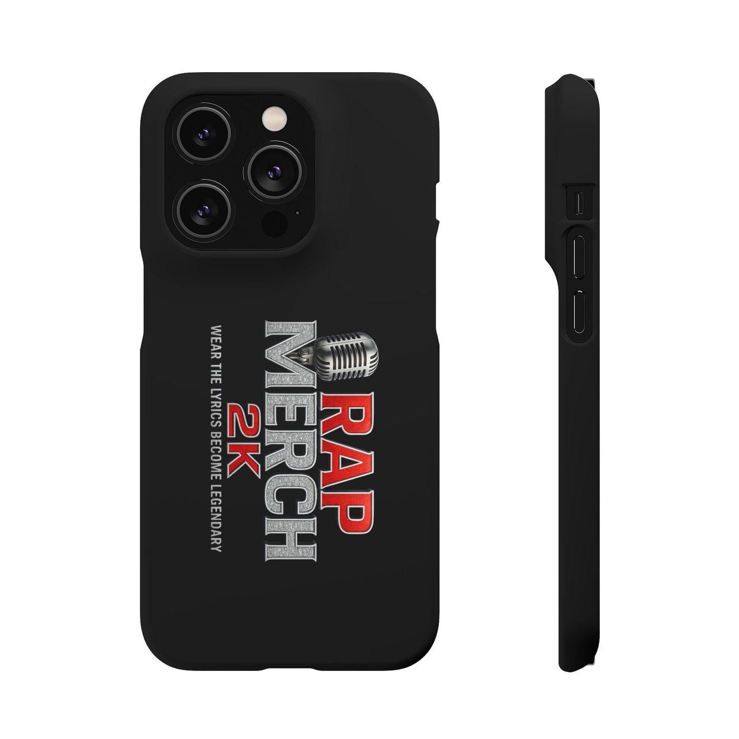 Rap Merch Snap Case for Music Lovers, Hip Hop Phone Cover, Mobile Accessories, Gift for Musicians, Trendy Phone Case