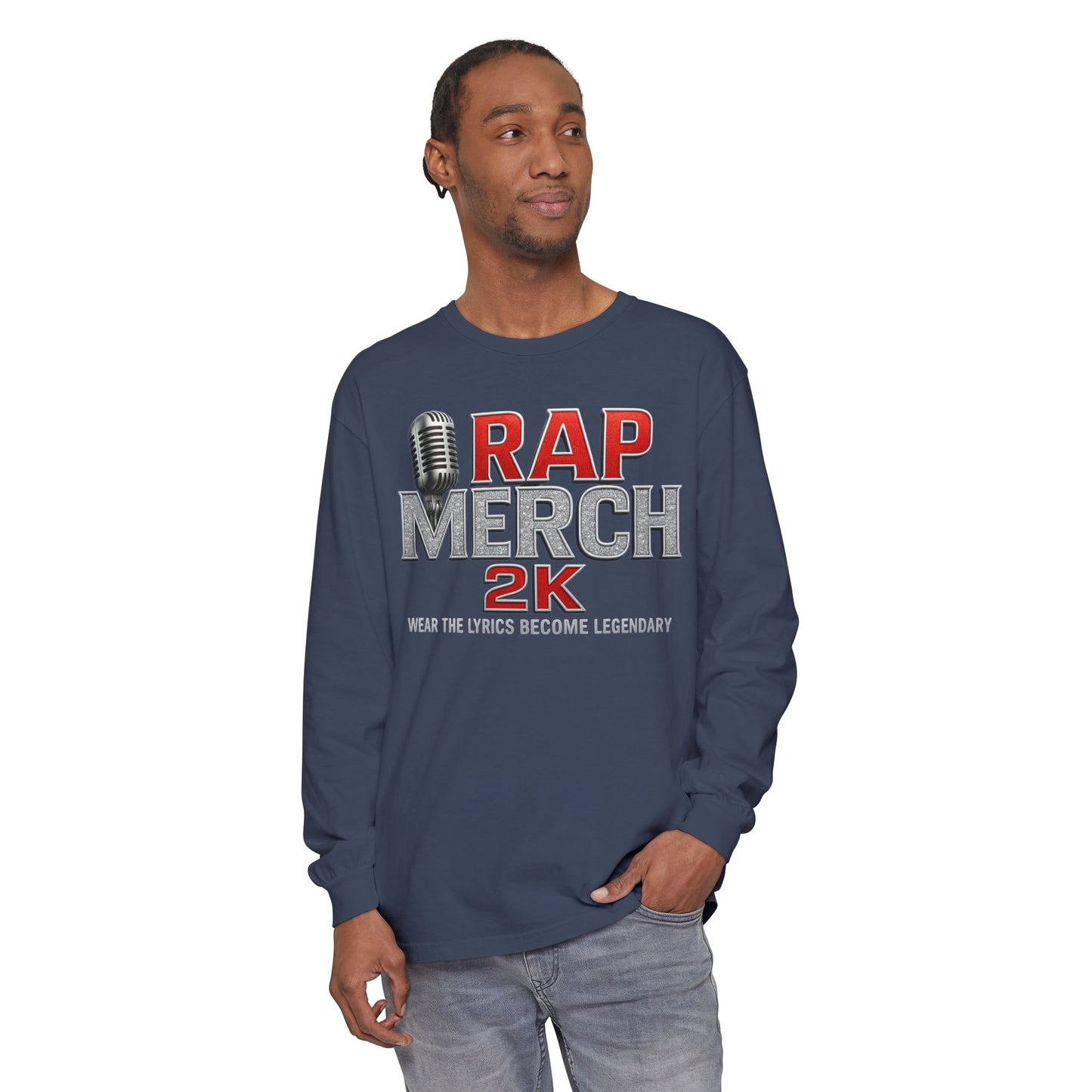 Rap Merch Long Sleeve T-Shirt - Legendary Lyrics Apparel, Music Lover Gift, Unisex Fashion, Casual Wear, Concert Merchandise