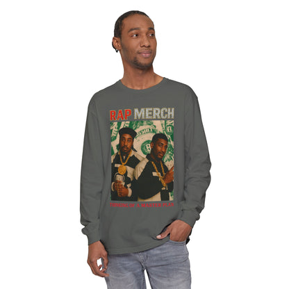 Retro Rap Long Sleeve Tee, Unisex Music Shirt, Hip Hop Tee, Vintage Rap Merchandise, Gift for Music Lovers, Streetwear Top